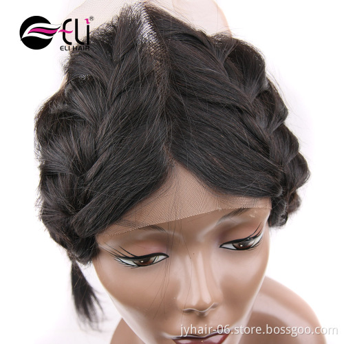Hot Sale Frontal Pre Plucked 360 Lace Frontal With 18" Bundles With Frontal,360 Lace Frontal With Bundles Brazilian Human Hair
